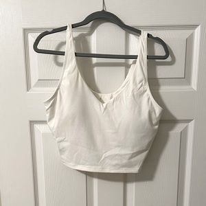 Crop top workout shirt